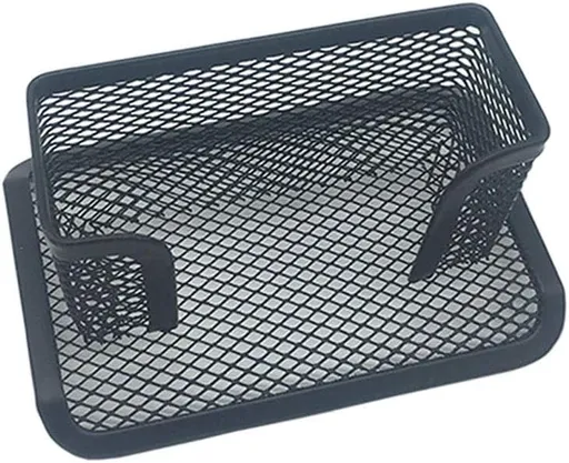 4 Pcs Desktop Mesh Business Card Holder Memo Holder for School Office Desk