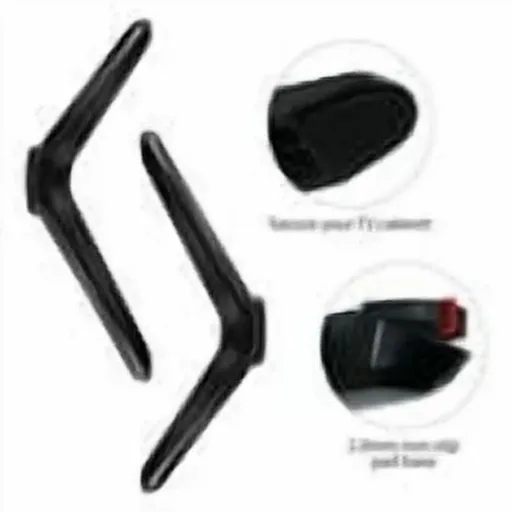 2Pcs Stable TV Bracket Stand with Non Slip Base for Tabletop TV Mounting