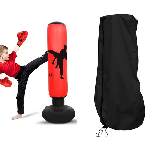 69.2inch Protective Cover for The Freestanding Punching Bag,420D Heavy Duty Boxing Bag Cover Waterproof/UV/Indoor and Outdoor Cover for Stand Kickboxing Bags
