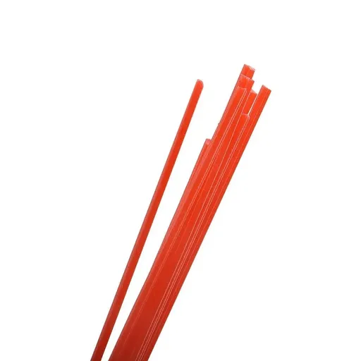Bumper Plastic Welding Rod Torch 50CM/25CM Assorted Colours and Materials - Red - PP 20cm