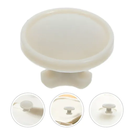 10Pcs Leakproof Silicone Steam Hole Vent Plug for Lunch Box Beige Reusable Stopper