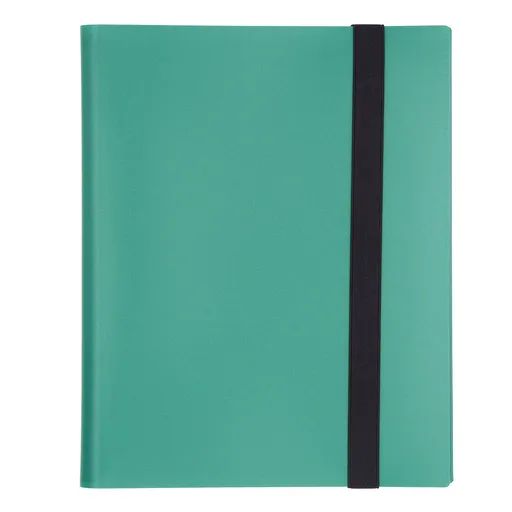 Card Binder 20 Pages 9 Pocket Large Capacity Colored Cover Card Collection Storage Album for Game Card StorageGreen