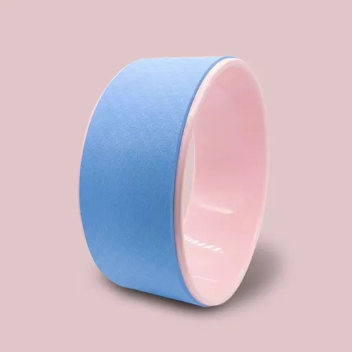 yoga wheel, pilates wheel, back bending wheel, flexibility equipment, yoga props, pilates accessories, spinal stretch, posture correction, core strength, indoor fitness gear, exercise wheel, yoga for back pain, Australian yoga - Pink - Size 3