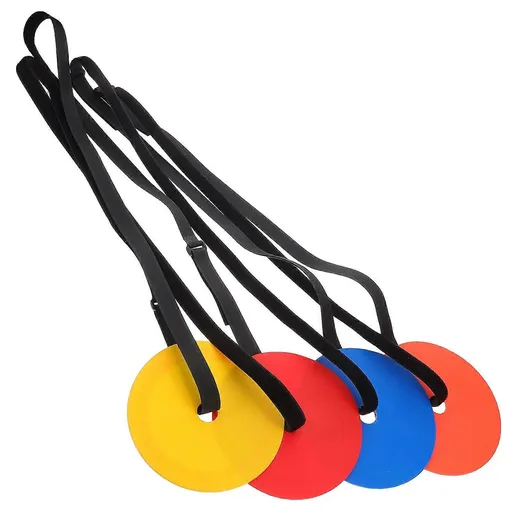 Football Target Practice 4Pcs Flat Cone Soccer Training Equipment for Sports
