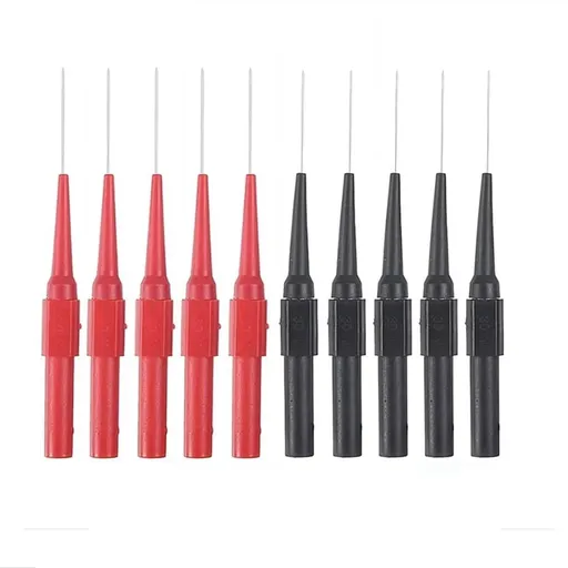 10Pcs Diagnostic Tools Multimeter Test Lead Extention Back Piercing Needle Tip Probes Autotools Automotive Kit 0.7MM