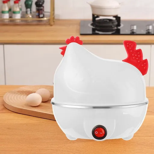 Egg Steamer ,Mini Breakfast Machine Egg Cooker Single Layer Egg Steamer Kitchen Small Household Appliances Heating And Plugging Household Egg Custard Machine