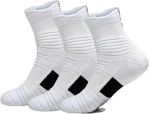 Basketball Socks Cushioned Thick Hiking Cycling Athletic Crew Socks for Men Women Boy