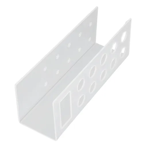 Wall Mount Marker Holder Transparent Acrylic 10 Pen and 1 Eraser Slots Whiteboard Marker Holder Organizer for School Clear