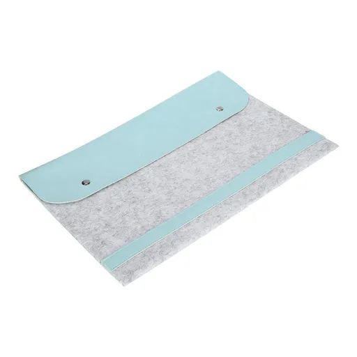 Laptop Sleeve Flip Type Protective Double Layer Felt Microfiber Computer