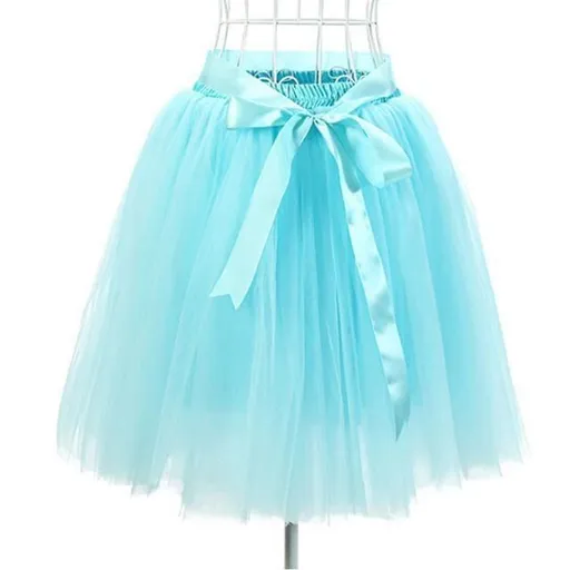 House Of Dasein Tulle Princess Tutu Skirt Women - Blue