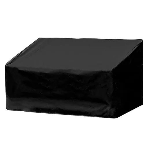 Black Oxford Fabric Outdoor Garden Chair Seat Cover Cushion Weather-Resistant Patio Protector