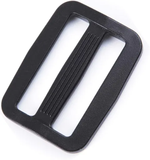 Triglide Slide Buckle 1 Inch Plastic Slide Buckle Webbing Slider for Belt Backpack Bag DIY (50 Piece, Black)