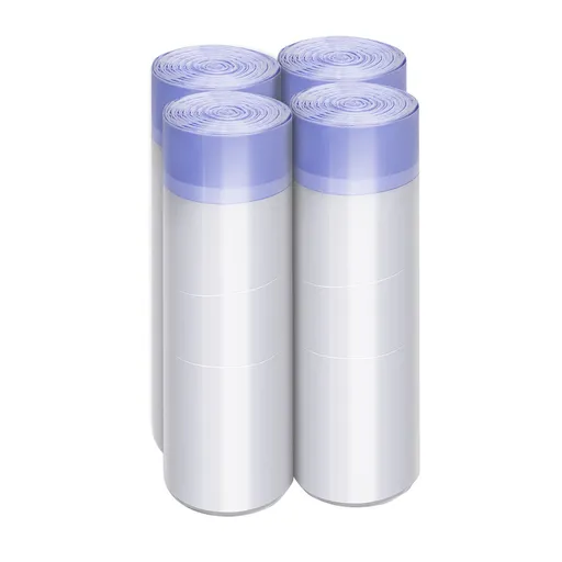 13 Gallon Drawstring Trash Bags HDPE Scented Strong Disposable Small Garbage Bags for Kitchen Bathroom Bedroom Office 120pcs