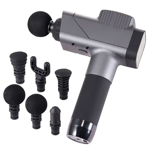 Massage Gun Deep Tissue, Percussion Muscle Massager for Athletes - with 8 Speed Levels & 6 Massage Heads, 16V 2500mAh Batteries, Handheld Electric Massage Gun for Pain Relief, Muscle Relaxation