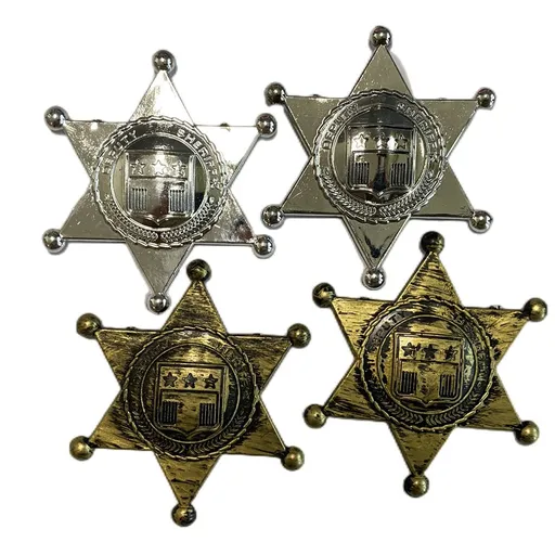 PLASTIC SHERIFF BADGE