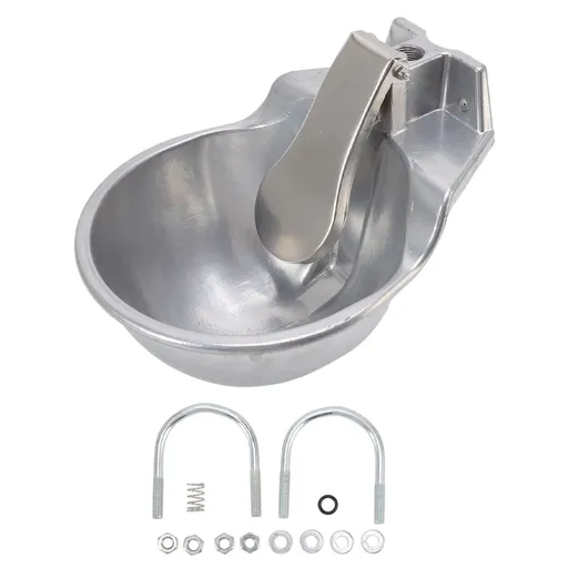 Automatic Livestock Drinking Bowl Aluminium Alloy Thickened Robust Drinking Sink for Cat Sheep Dog Cattle