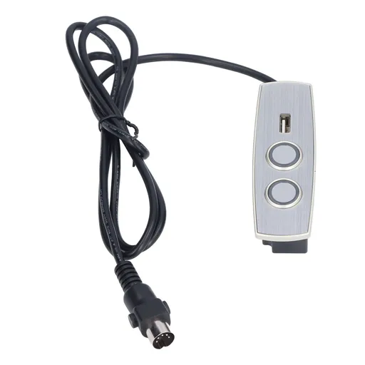 Recliner Remote Professional Electric Lift Sofa Recliner Hand Control Switch 2 Button 5 Pin with USB Phone Charger 12‑29V