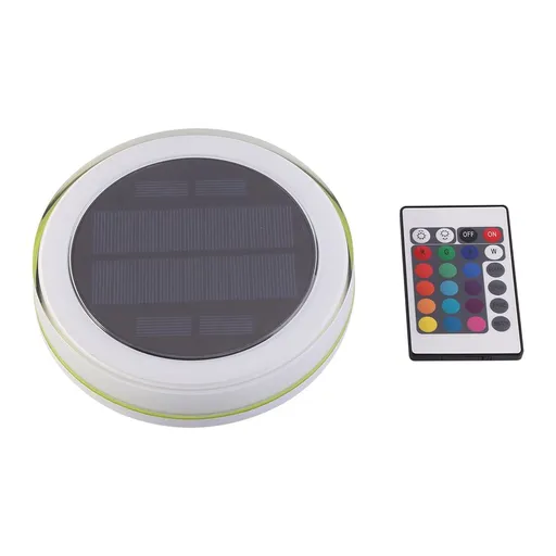 Solar RGB Decoration Lamp LED Pond Swimming Pool Floating Fountain Light with Remote Control