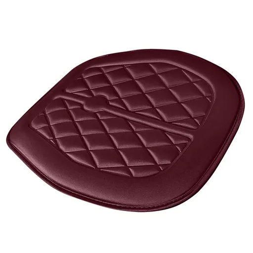 Car Seat Cushion, Driver Seat Cushion with Comfort Memory Foam & Non-Slip Rubber Bottom, Car Seat Pad Works with 95% of Vehicles and Office Chair or Home 48x48cm/18.89x18.89 inches Coffee