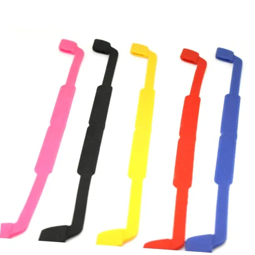 Anti slip children/adult glasses strap with 5 pairs of ear hooks, safety glasses frame, sports glasses holder