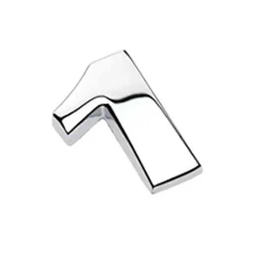 A-Z Alphabet Letters Car Sticker Self Adhesive Auto Badge Emblem 3D Chrome Good - Number 1