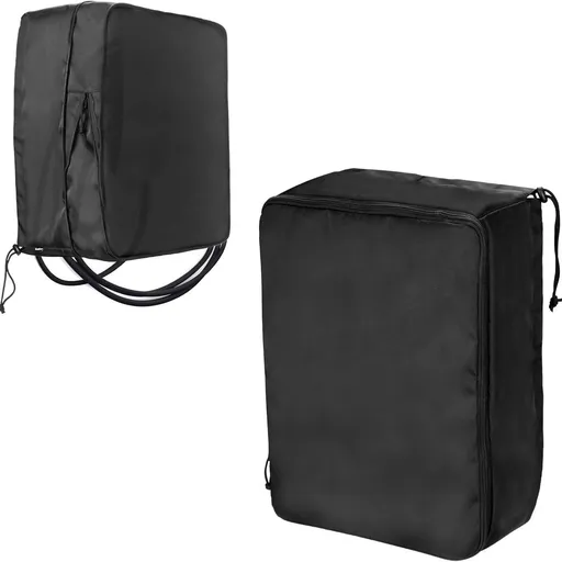 EV Charger Cover for Wall Connector Level 2, Charging Station Cover with Adjustable Zipper, Sun UV Snow Protections Bag for Most Electric Car(Black Large)