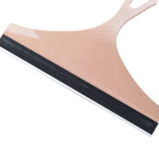 Glass Wiper,Multifunctional BathroomMultifunctional Glass Cleaner Non-Scratch Window Cleaning Tool for Car,Mirror(Pink)