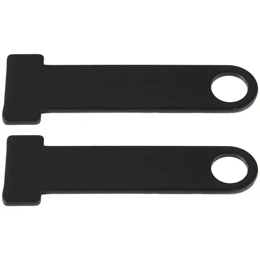 2 pair aluminum alloy Ring Lock, Helmet Strap D Ring Lock aluminum alloy Motorcycle Steel Ring Lock Black