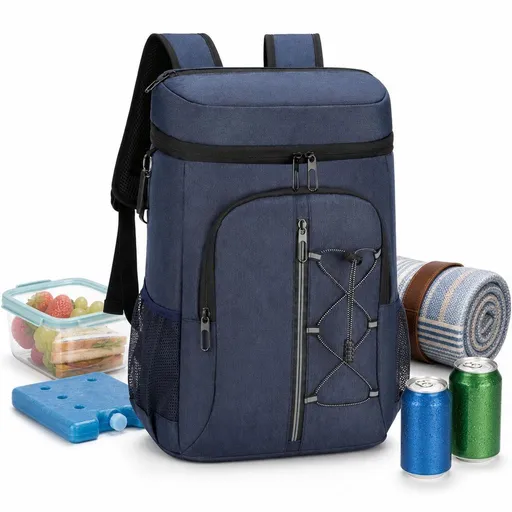 Cooler Backpack, Waterproof Insulated Soft Cooler Bag with Bottle Opener for Picnic, Beach, Camping and Lunch, 15L