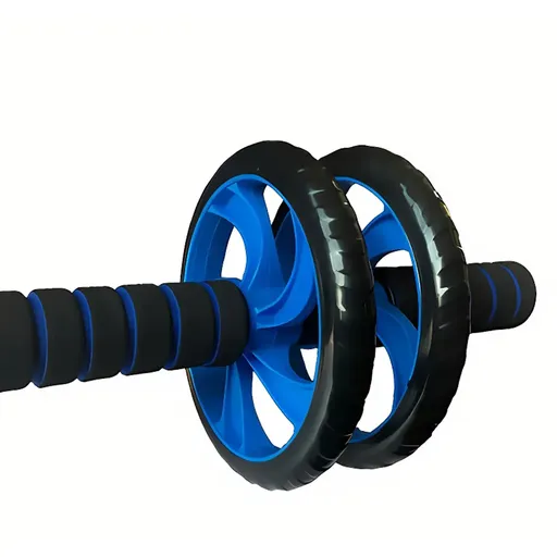 Abdominal Exercise Wheel Fitness Roller Home Workout Muscle Trainer Gym Equipment - Blue
