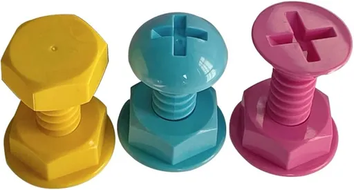 3 Pack Screw-Shaped Self-Adhesive Wall Hooks, 3 kg No-Drill Bag and Towel Hooks for Kitchen, Bathroom and Bedroom, Assorted Colours
