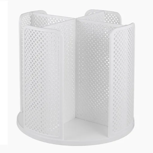 Disposable Cup Storage Organizer 4 Compartment 360 Degree Rotating Coffee Cup Dispenser for Coffee Shops Dessert Stores