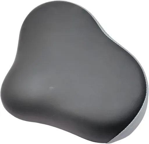 Wide Bicycle Saddle Replacement Padded Bike Seat Soft PU Leather Universal Fit Black