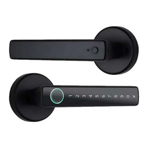 [New] Smart Lock Fingerprint Door Lock,Lock Smart Lock Keyless Entry Door Lock Reader,Home Bedroom Apartment(Black)