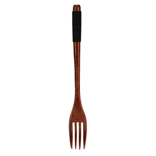 Japanese Wooden Fork Kitchen Tableware Cutlery for Barbecue Picnic Camping Parties