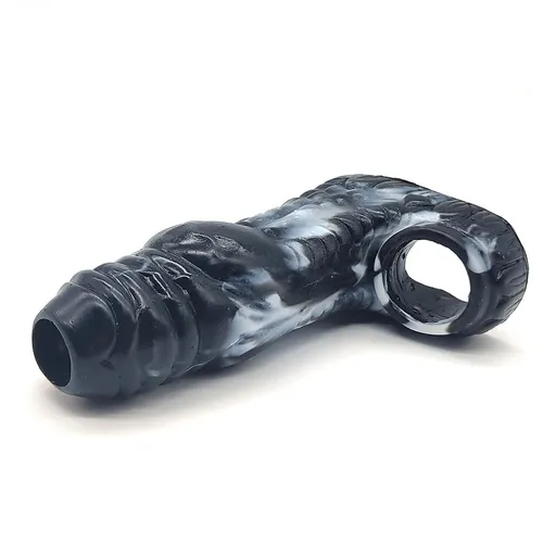 House Of Dasein Flexible Silicone Cock Extender Penis Sheath Men - Black