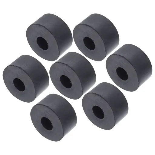 15-Piece Heavy Duty Black Rubber Grommets for Vibration Dampening, Protection, and Equipment Repair