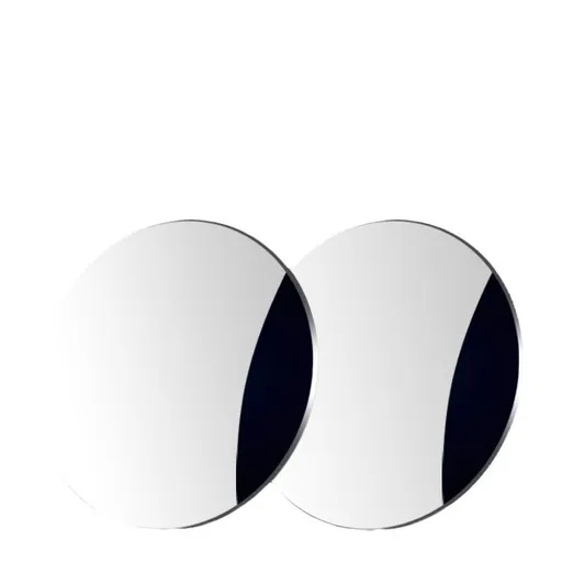 2-inch fixed circular glass blind spot rearview mirror 2-piece set | The ultimate rearview mirror for all cars