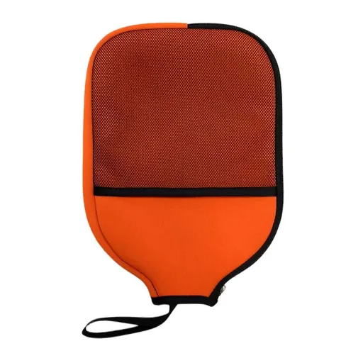 Pickleball Paddle Cover Neoprene Protective Case Racket Storage Bag Lightweight Pickleball Paddle Protector - Orange