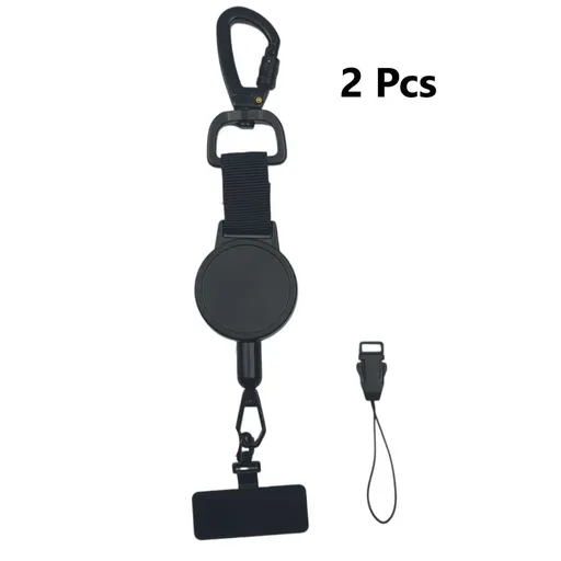 2 Pack 360° Rotating Lock Anti-Theft Phone Holder, Couple Share Phone Safety Buckle Set, Spare Backup Phone Clip Pack, Perfect Christmas Gift