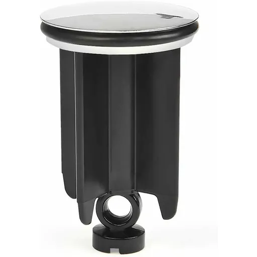Ersandy Sink Plug ⌀ 40Mm Height Adjustable For Bathroom, Universal Aluminum Alloy Sink Plug - Black