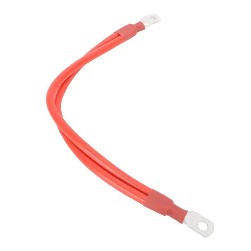 6 AWG Battery Cable Flexible Silicone Copper Positive Battery Cable with SC35-8 SC35-6 Terminal for Boat Motorcycle Car 50cm / 19.69in