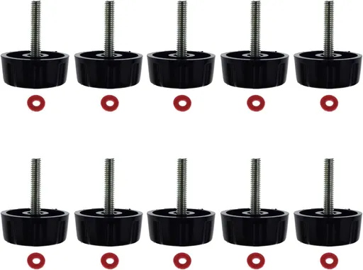 10 Pack Screws Nuts Caps for Fishing Spinning Reels Knob Power Handle Grip