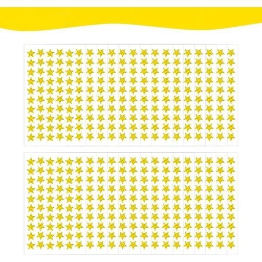 1800 Counts Small Gold Foil Star Stickers for Kids Reward, 0.5 Diameter Gold Stars for School Planner, Behavior Chart
