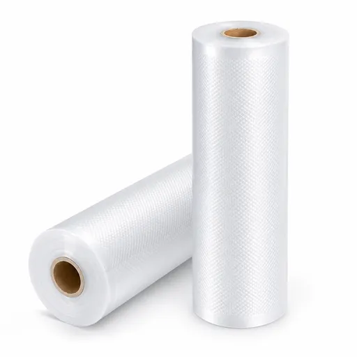 Vacuum Sealer Bag Roll 28cm x 5m Embossed Food Storage Bags 2 Rolls for Vacuum Packing and Kitchen Storage