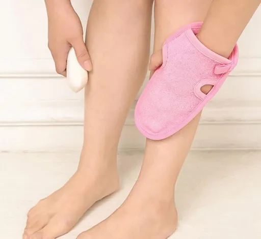 3PCS Bathing Mittens Shower Soft Skin Care Face Body Wash Massage Spa Mitt for Adult and KidsDouble-Sided Bath Sponge