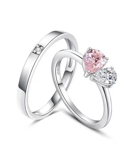 Fang qi Copper Mobius Ring for Couple Accompany A pair