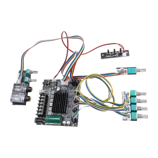 Bluetooth Amplifier Board 2.0 Channel 50W 50W 100W BT AUX USB MIC Input Amplifier Module for DIY Speaker