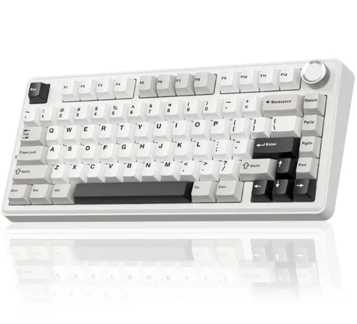 SOLAKAKA A75 75% Gasket Mechanical Keyboard Tri-Mode Hot-Swap Knob