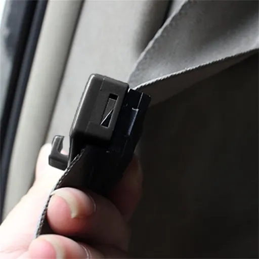 Car Seat Belt Limit Car Insurance Belt Holder Clip Simple Anti Strangle Belly Adjustment Lock Car Spray Foam Interior (Black)
